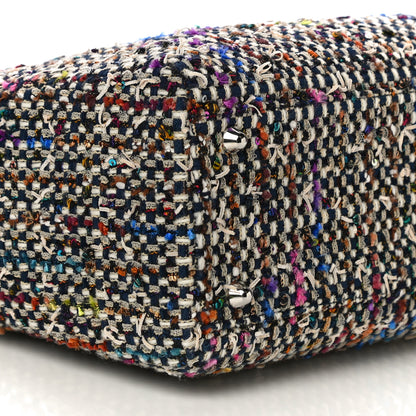 Christian Dior Tweed Embroidered Fringe Large Lady Dior Multicolor Purple 7 of 10