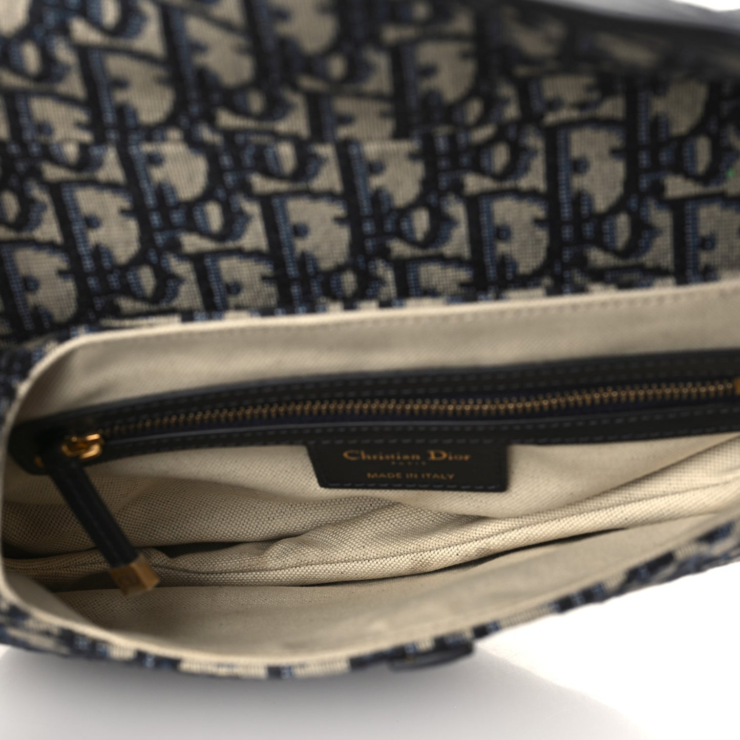 Oblique Saddle Bag Blue
