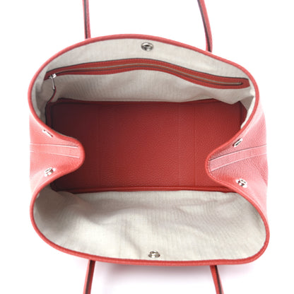 Hermes Vache Country Garden Party 36 MM Rouge Duchesse 5 of 9