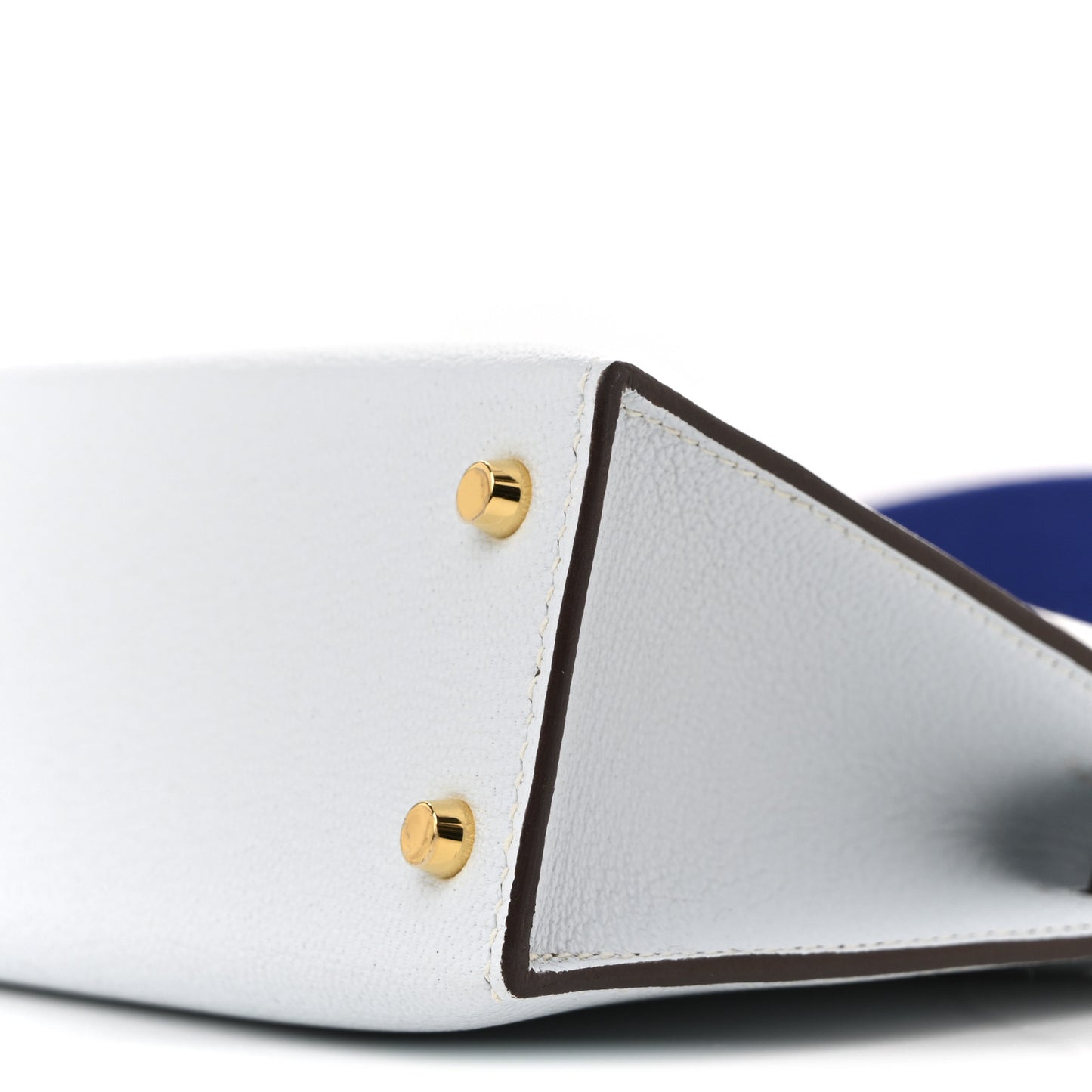 Chevre Mysore Mini Kelly Sellier 20 Bleu Brume Bleu Electrique