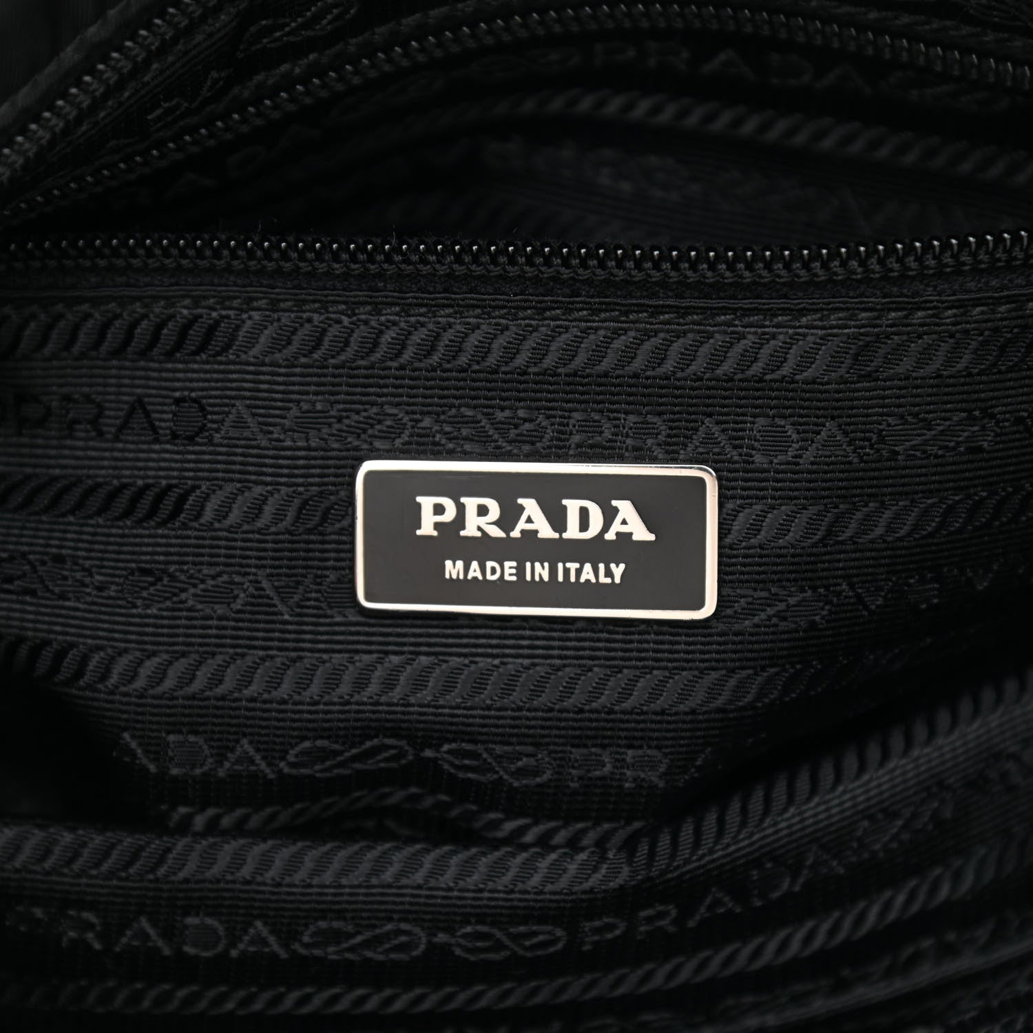 Prada Tessuto Nylon Shoulder Bag Black 6 of 14