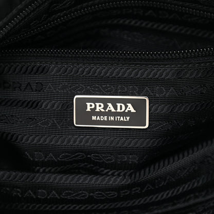 Prada Tessuto Nylon Shoulder Bag Black 6 of 14