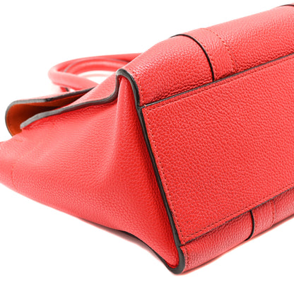Mulberry Classic Grain Small Bayswater Satchel Scarlet Red 8 of 9