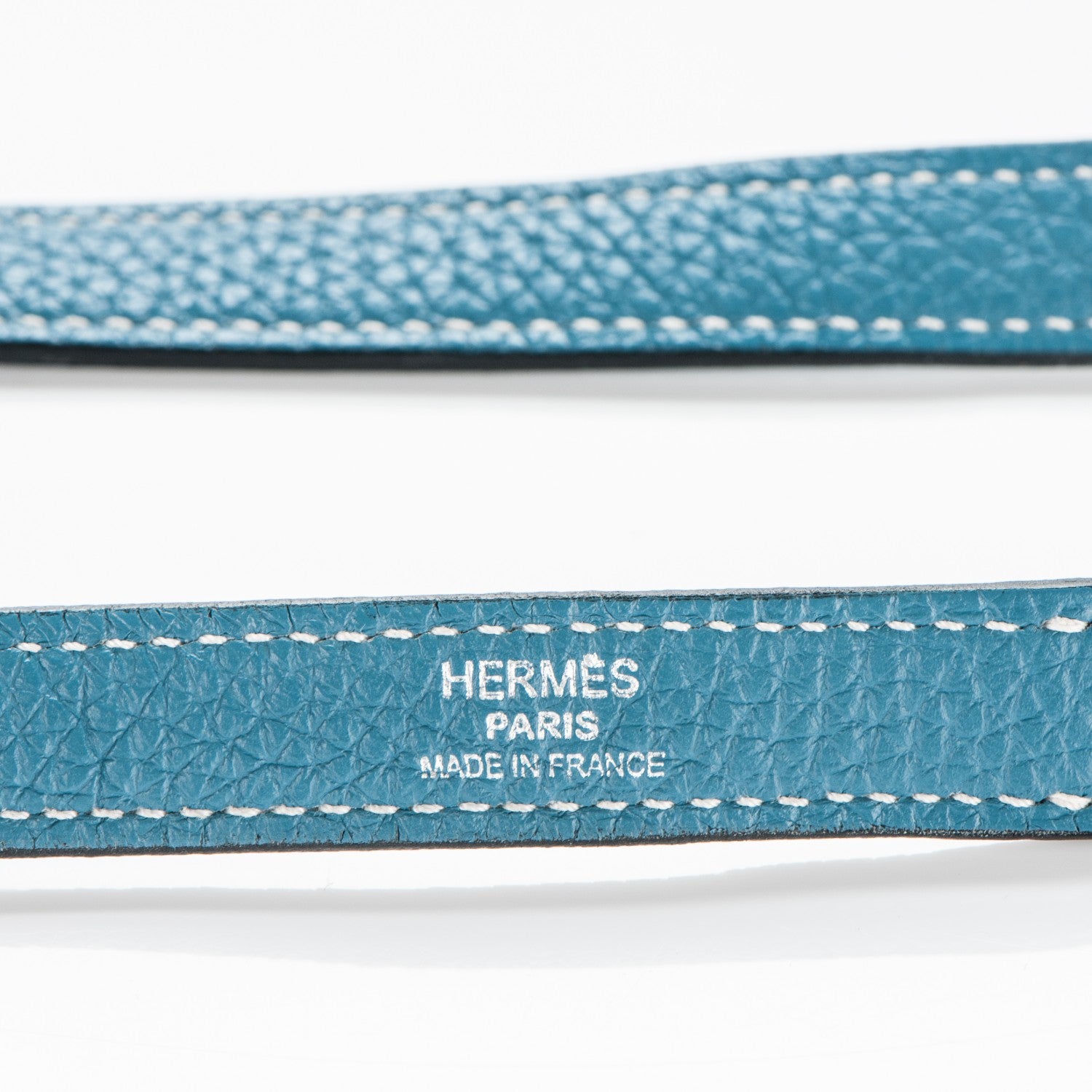 Hermes Togo Kelly Retourne 32 Blue Jean 28 of 30