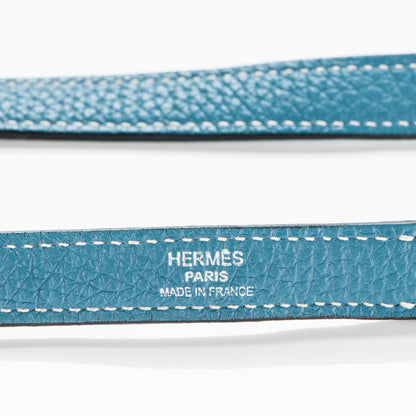 Hermes Togo Kelly Retourne 32 Blue Jean 28 of 30