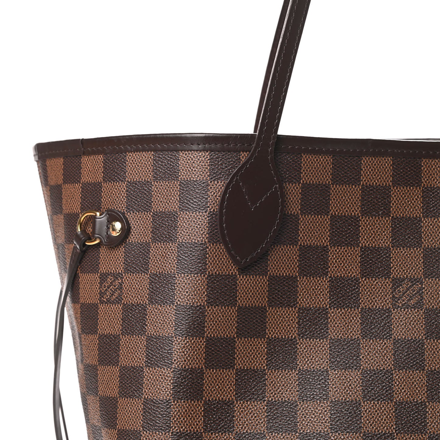Damier Ebene Neo Neverfull MM Rose Ballerine