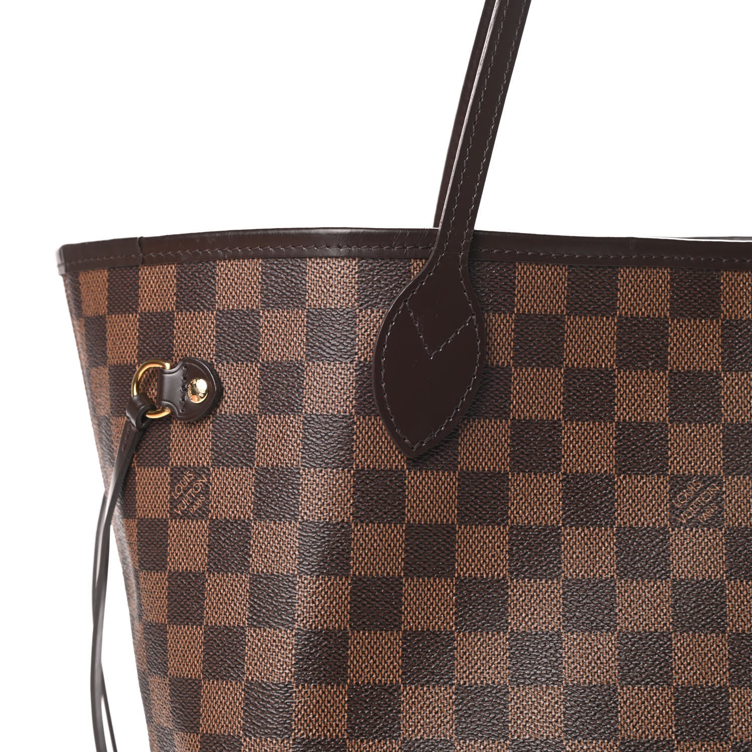 Louis Vuitton Damier Ebene Neo Neverfull MM Rose Ballerine 10 of 17