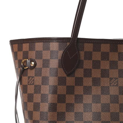 Louis Vuitton Damier Ebene Neo Neverfull MM Rose Ballerine 10 of 17