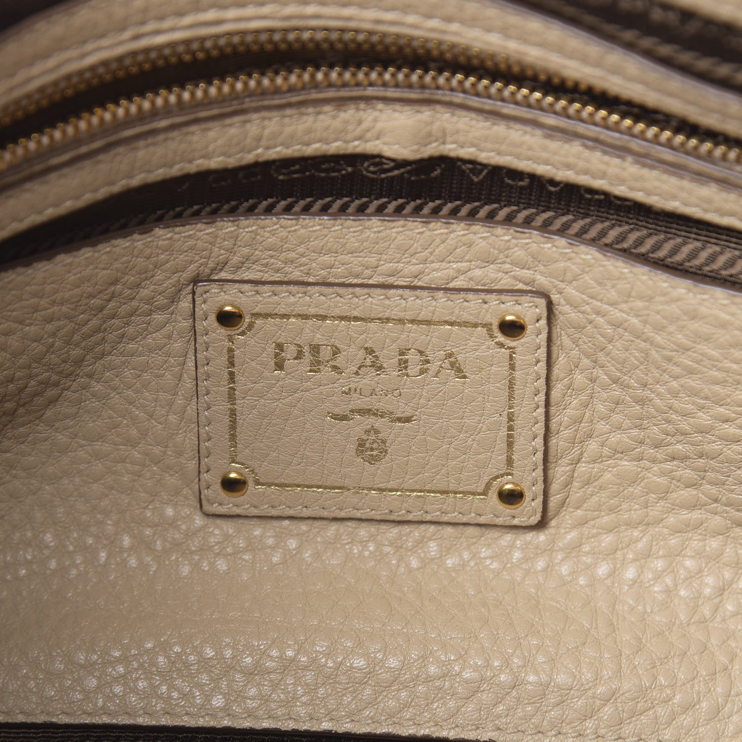 Prada Vitello Daino Shopping Satchel Cammeo 6 of 21