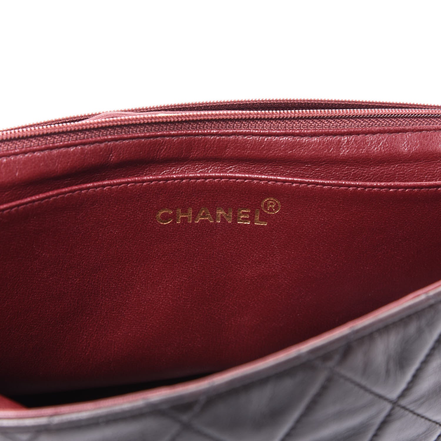 Chanel Lambskin Quilted Jumbo Single Flap Black 7 of 9