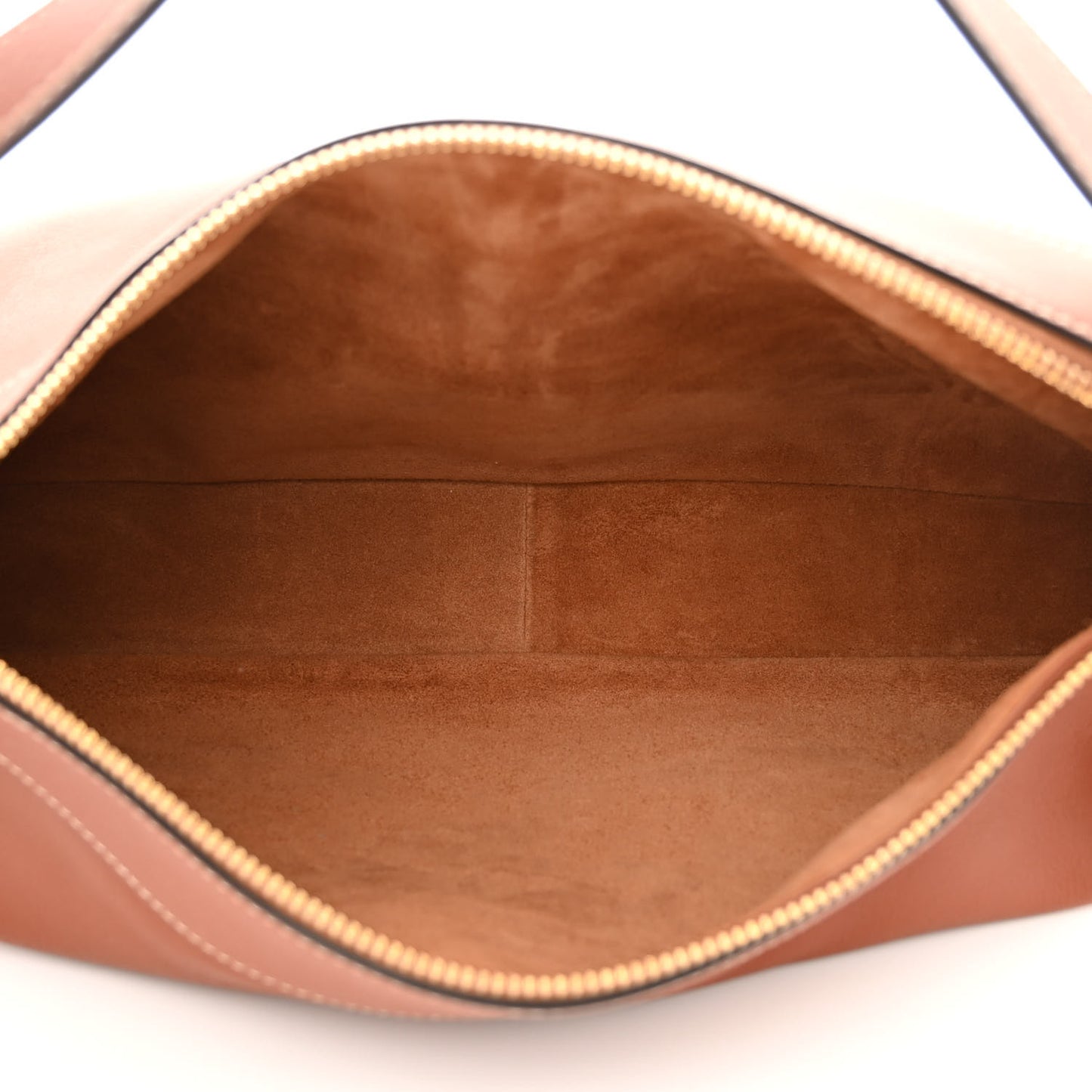 Supple Calfskin Medium Romy Shoulder Bag Tan