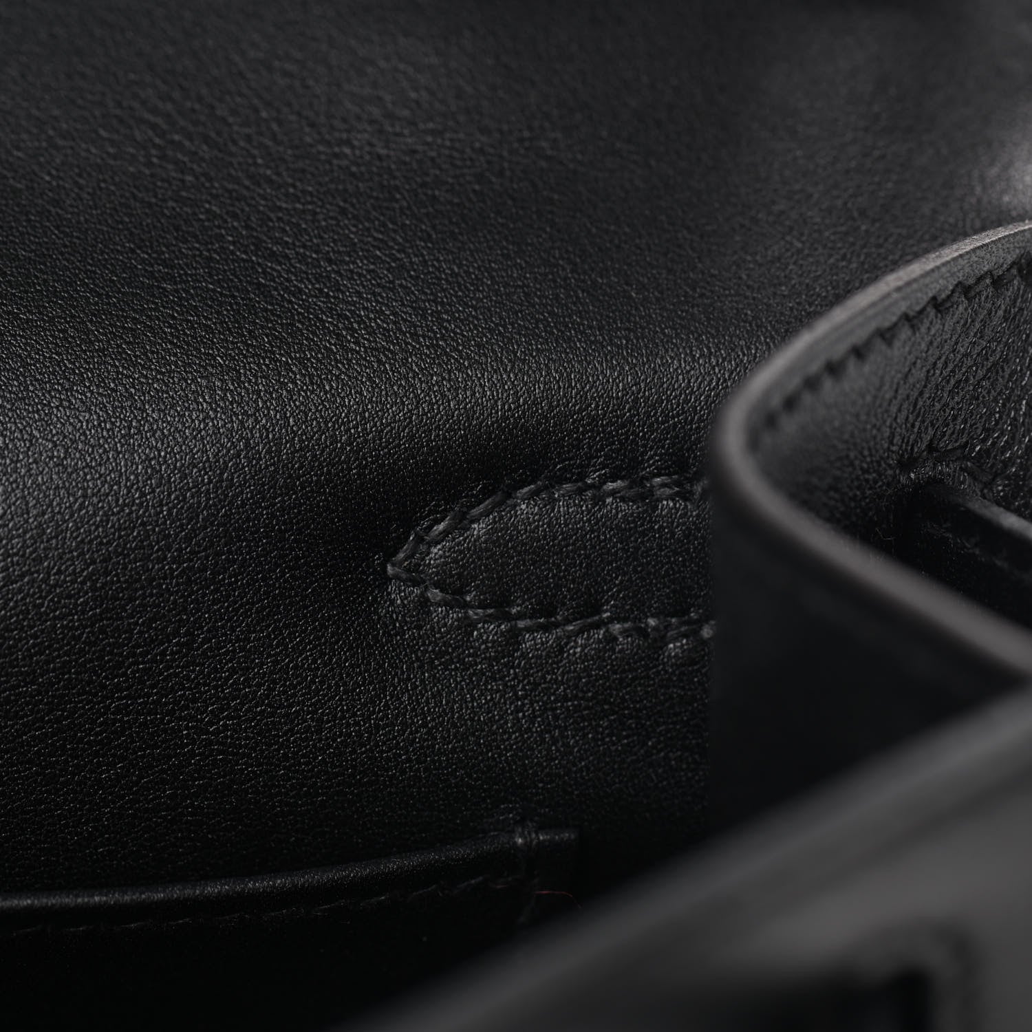 Hermes Swift Kelly Pochette Clutch Black 13 of 25