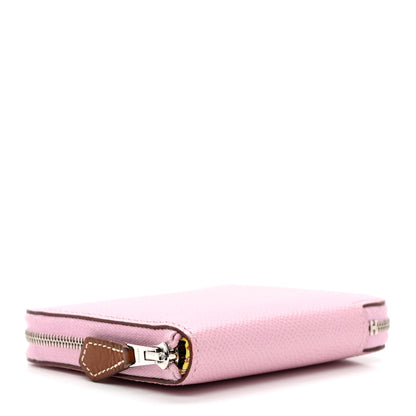 Hermes Epsom Silk'In Compact Wallet Mauve Sylvestre 4 of 7