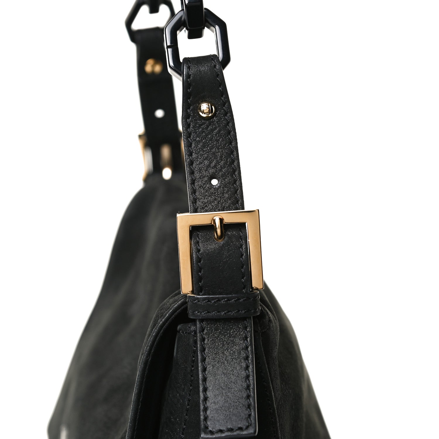 Fendi Vitello Savana Forever Mama Baguette Black 14 of 18