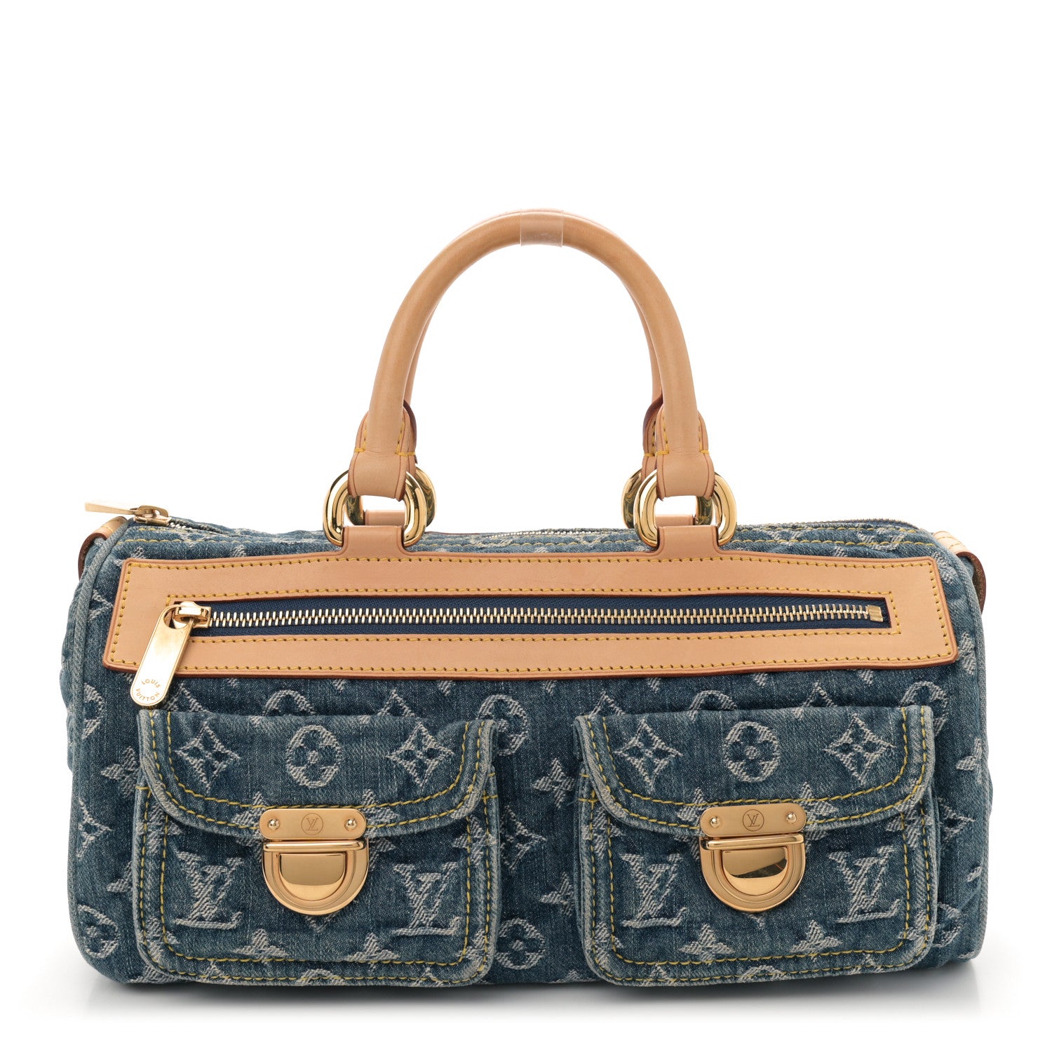 Louis Vuitton Monogram Denim Neo Speedy Blue 1 of 13
