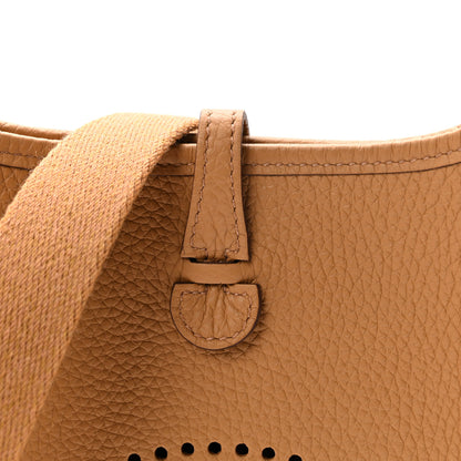 Hermes Taurillon Clemence Evelyne TPM Biscuit 7 of 10