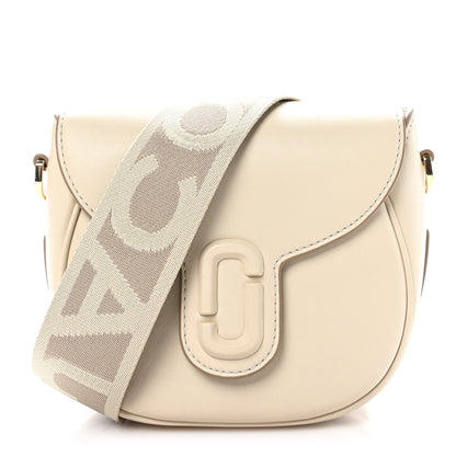 Marc Jacobs Calfskin Small The J Marc Saddle Cloud White 1 of 10