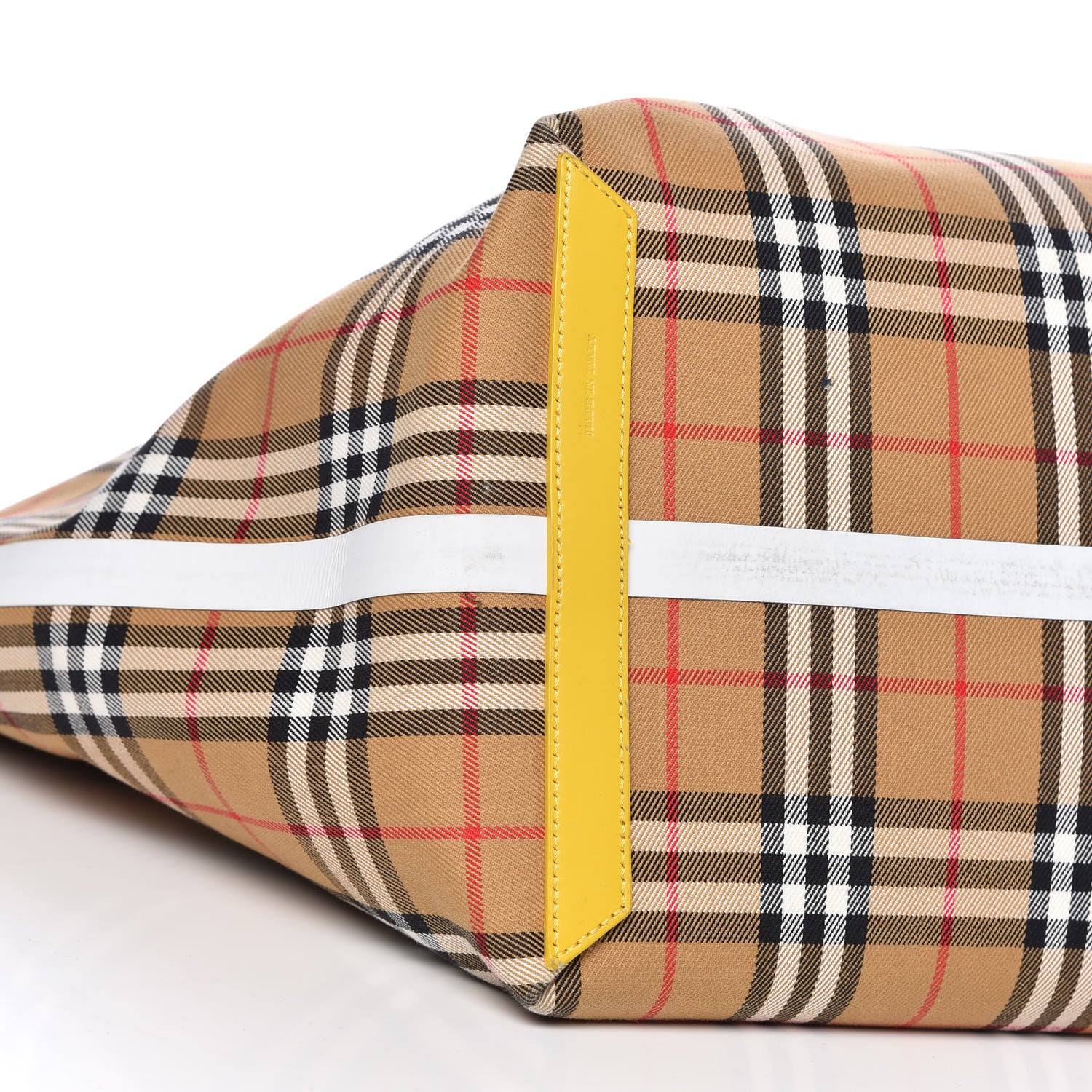 Burberry Vintage Check Large The Giant Reversible Tote Yellow 13 of 22