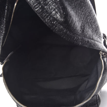 Saint Laurent Coated Canvas Hunting Backpack Black 5 of 20