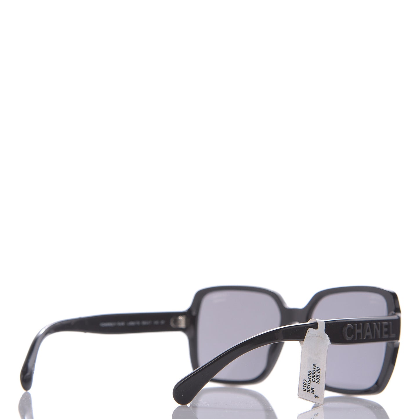 Acetate Polarized Square Sunglasses 5408 Black