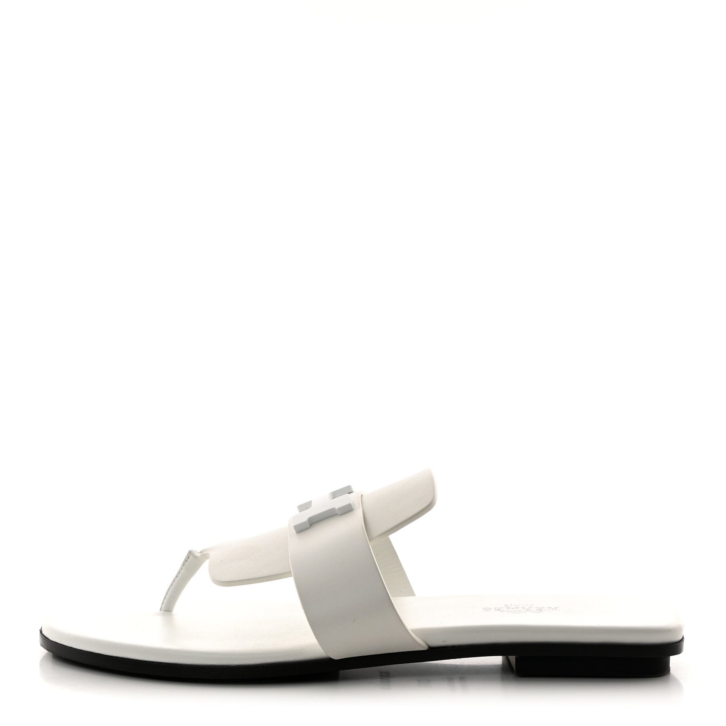 Calfskin Womens Galerie Sandals 38.5 White