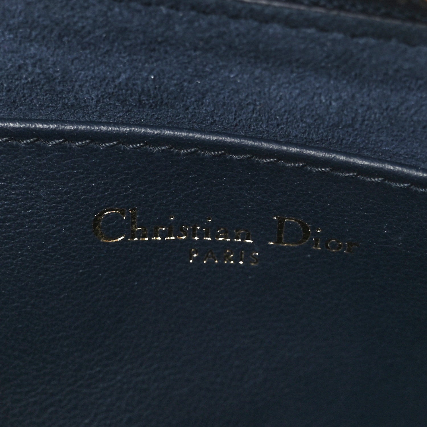 Christian Dior Calfskin Dior Vibe Pochette Blue White 6 of 8