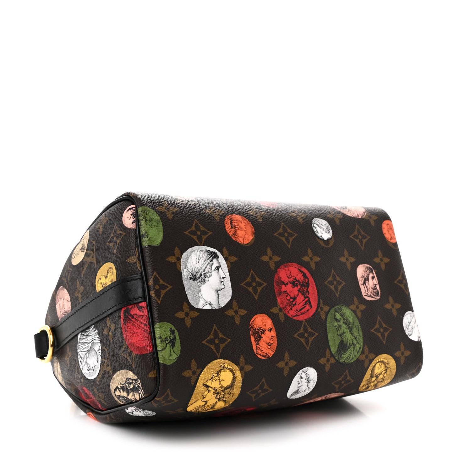 X FORNASETTI Monogram Cameo Speedy Bandouliere 25