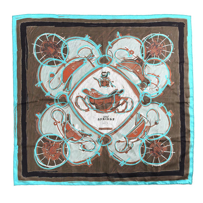 Hermes Silk New Springs Scarf 90 1 of 6