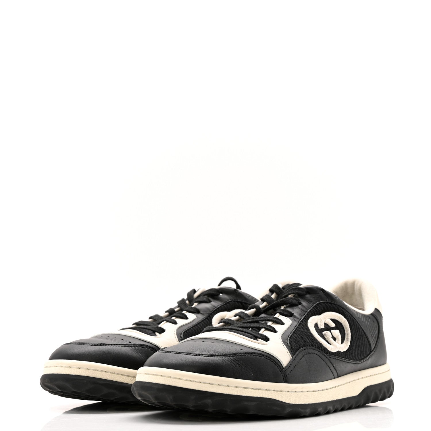 Gucci Dali Soft Calfskin Mens Mac80 Sneakers 10.5 Black White 4 of 14
