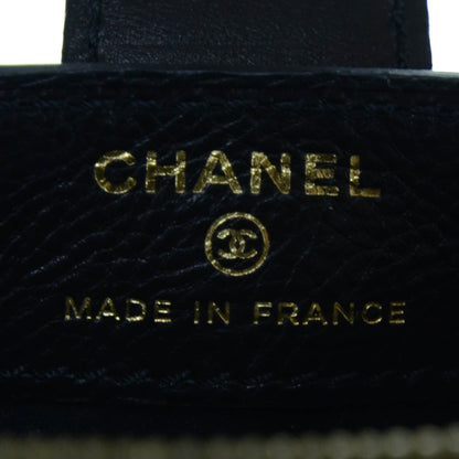 Chanel Lambskin Quilted Pearl Chain Love Symbols Mini Bag Black 9 of 13