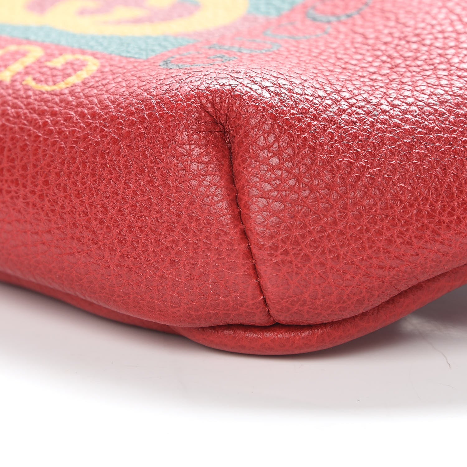 Gucci Grained Calfskin Small Logo Belt Bag Hibiscus Red 10 of 10
