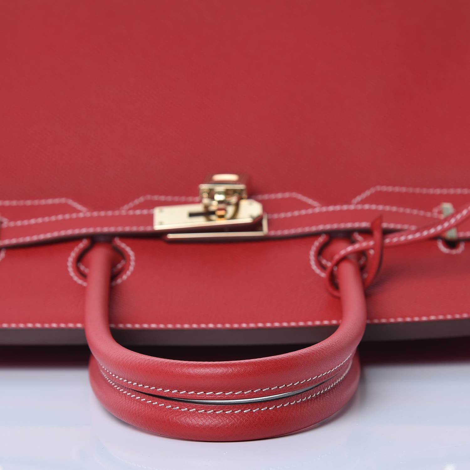 Hermes Epsom Candy Birkin 35 Rouge Casaque Bleu Thalassa 34 of 39