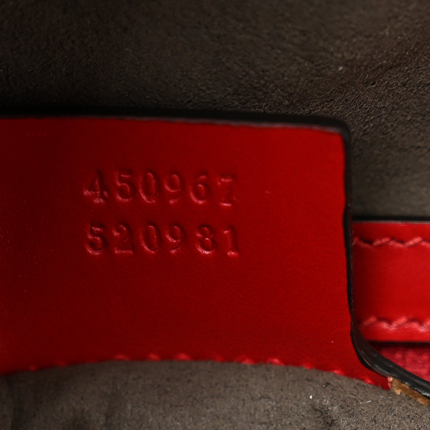 Guccissima Signature Small Day Backpack Hibiscus Red