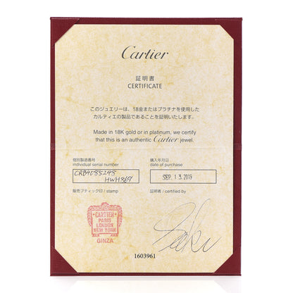 Cartier 18K Pink Gold 3.5mm LOVE Wedding Band Ring 48 4.5 5 of 5