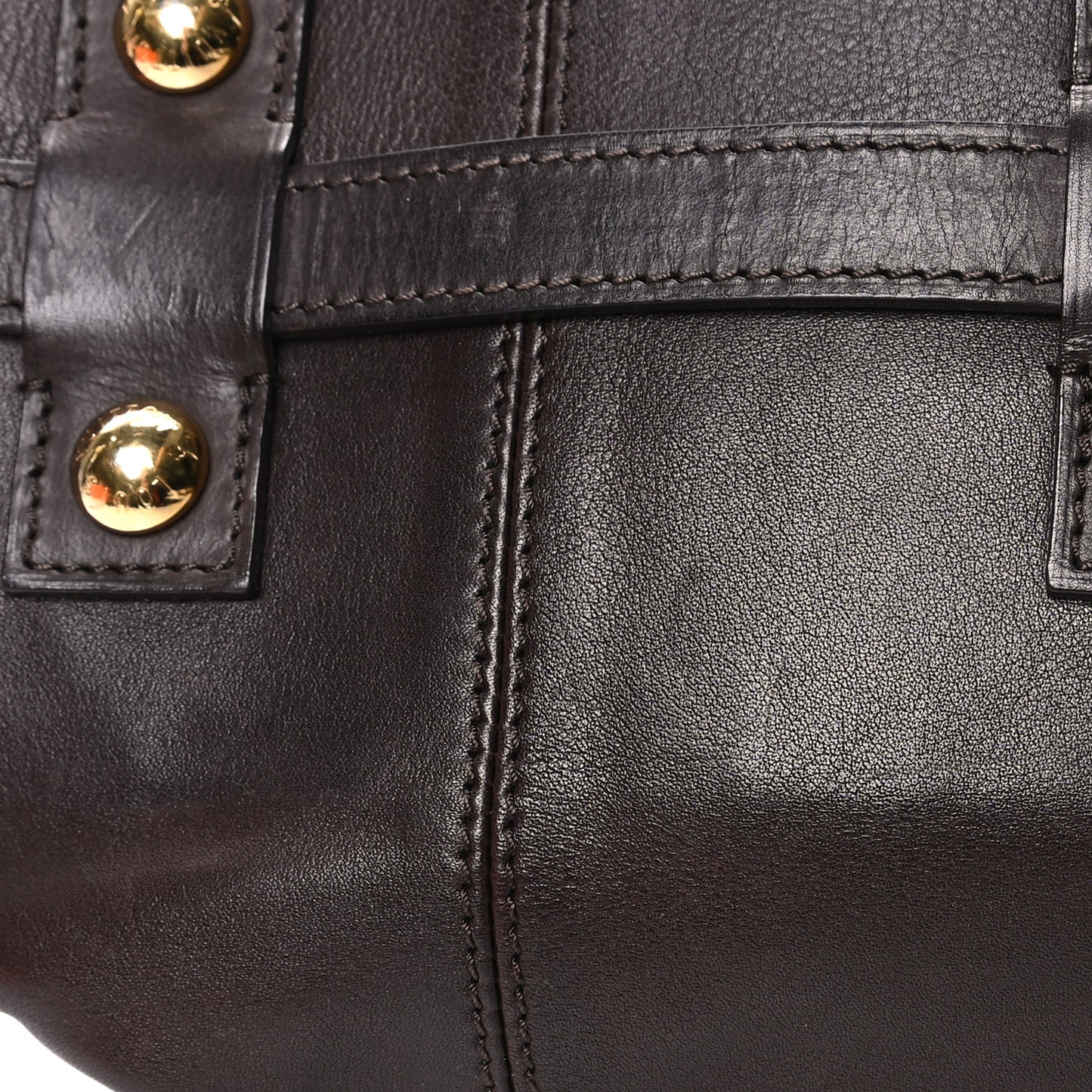 Calfskin Sac Louis Chocolate
