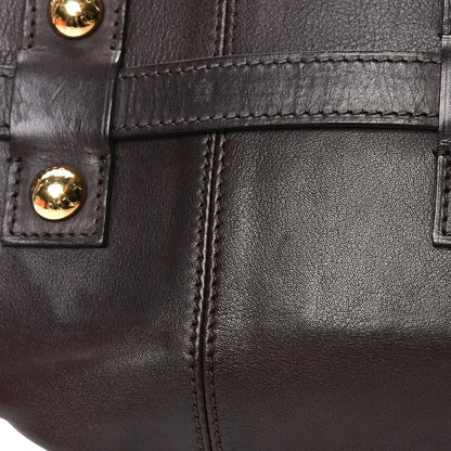 Louis Vuitton Calfskin Sac Louis Chocolate 12 of 14