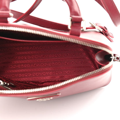 Prada Saffiano Lux Promenade Backpack Cherry 5 of 9