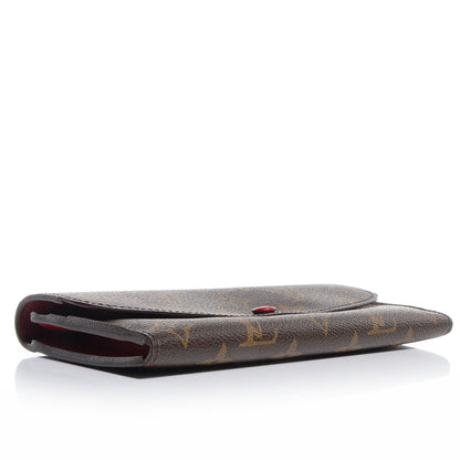 Louis Vuitton Monogram Emilie Wallet Red 4 of 8