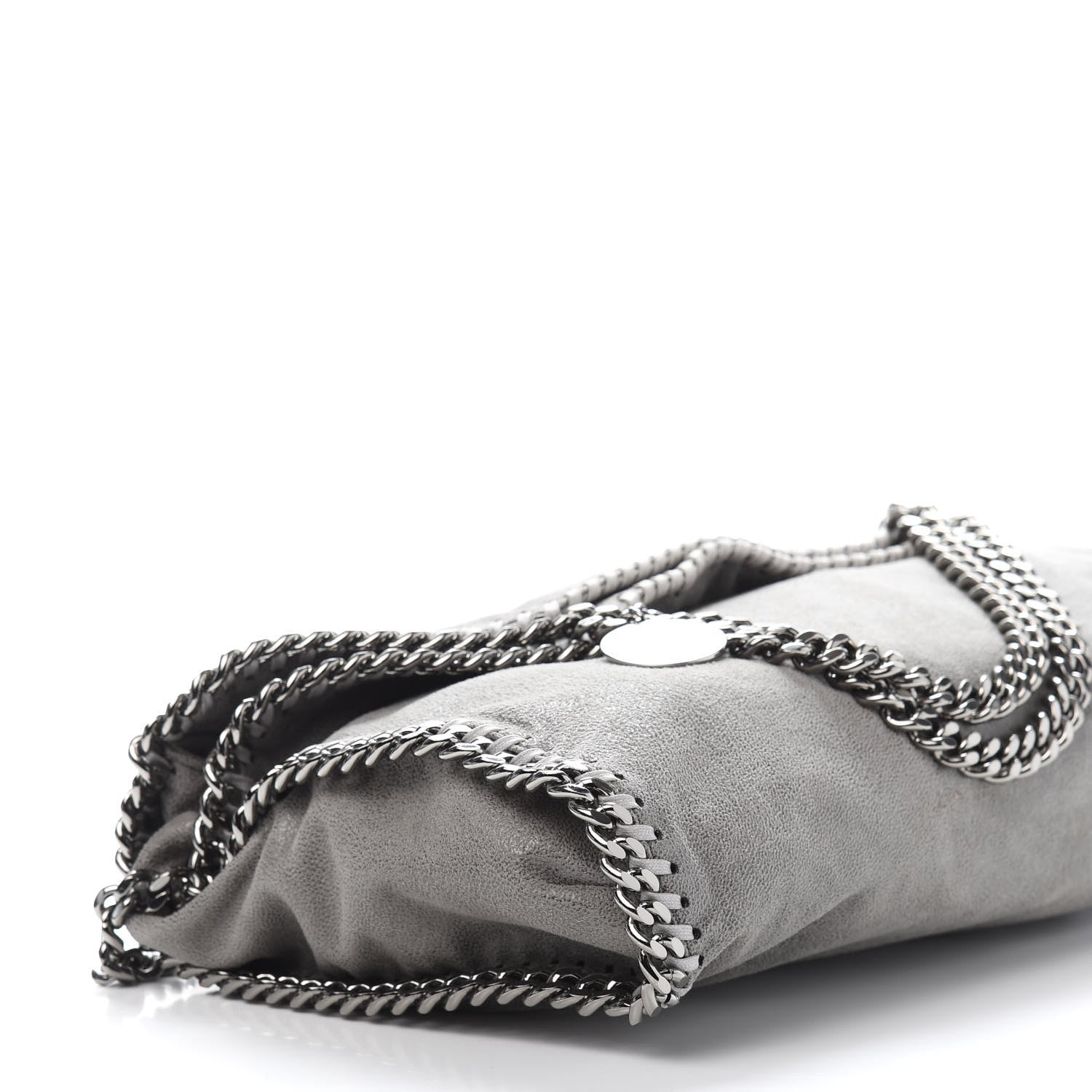 Stella McCartney Shaggy Deer Falabella Fold Over Tote Grey 7 of 11