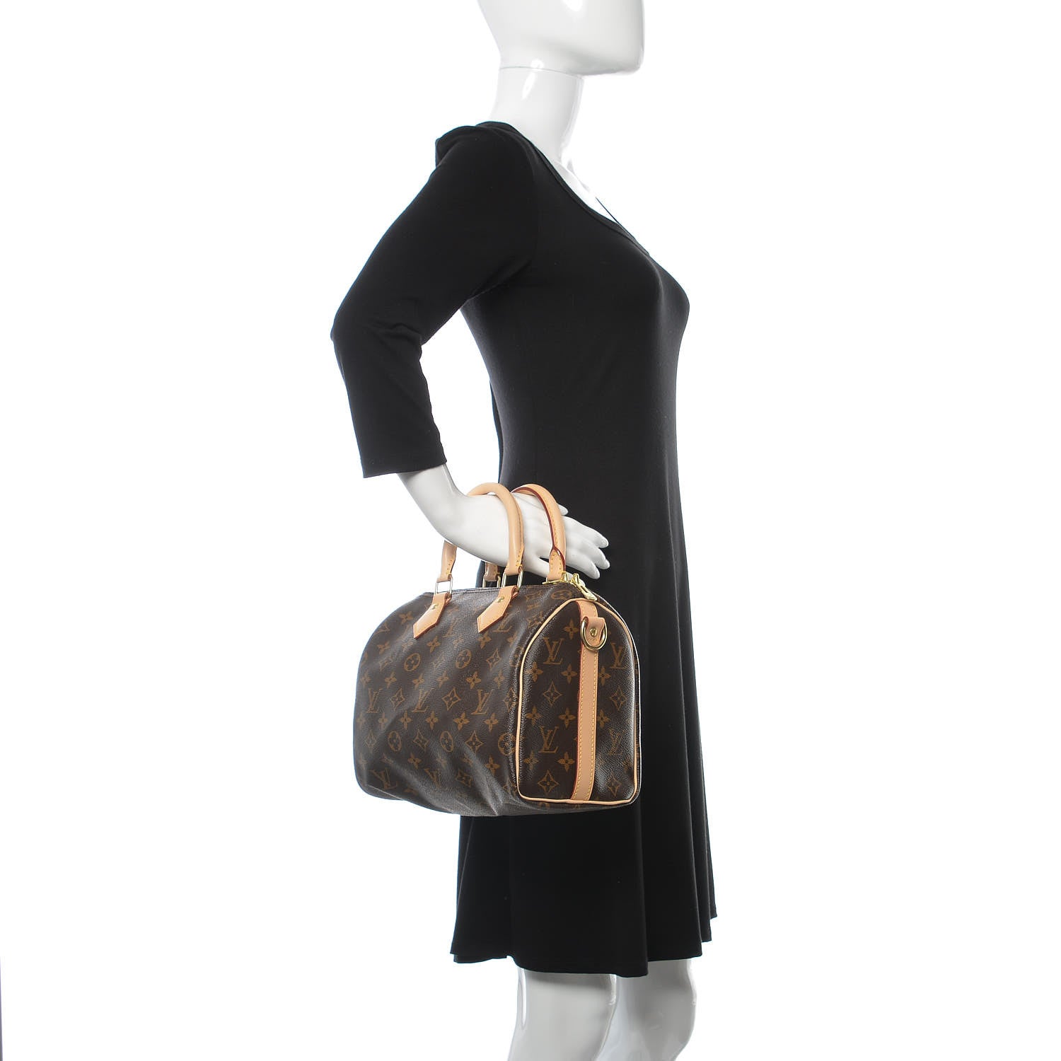 Louis Vuitton Monogram Speedy Bandouliere 25 3 of 12