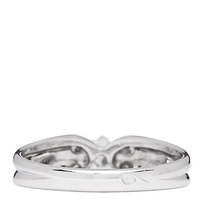 Van Cleef & Arpels 18K White Gold Diamond Butterfly Ring 50 5.25 3 of 5