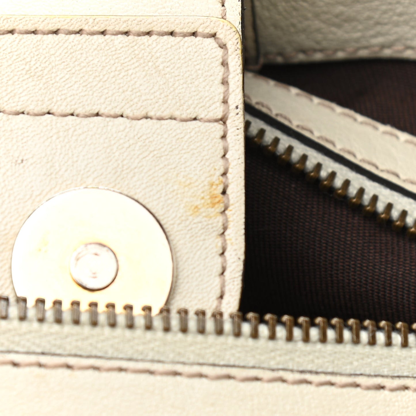 Monogram Medium Interlocking Icon Tote Ivory