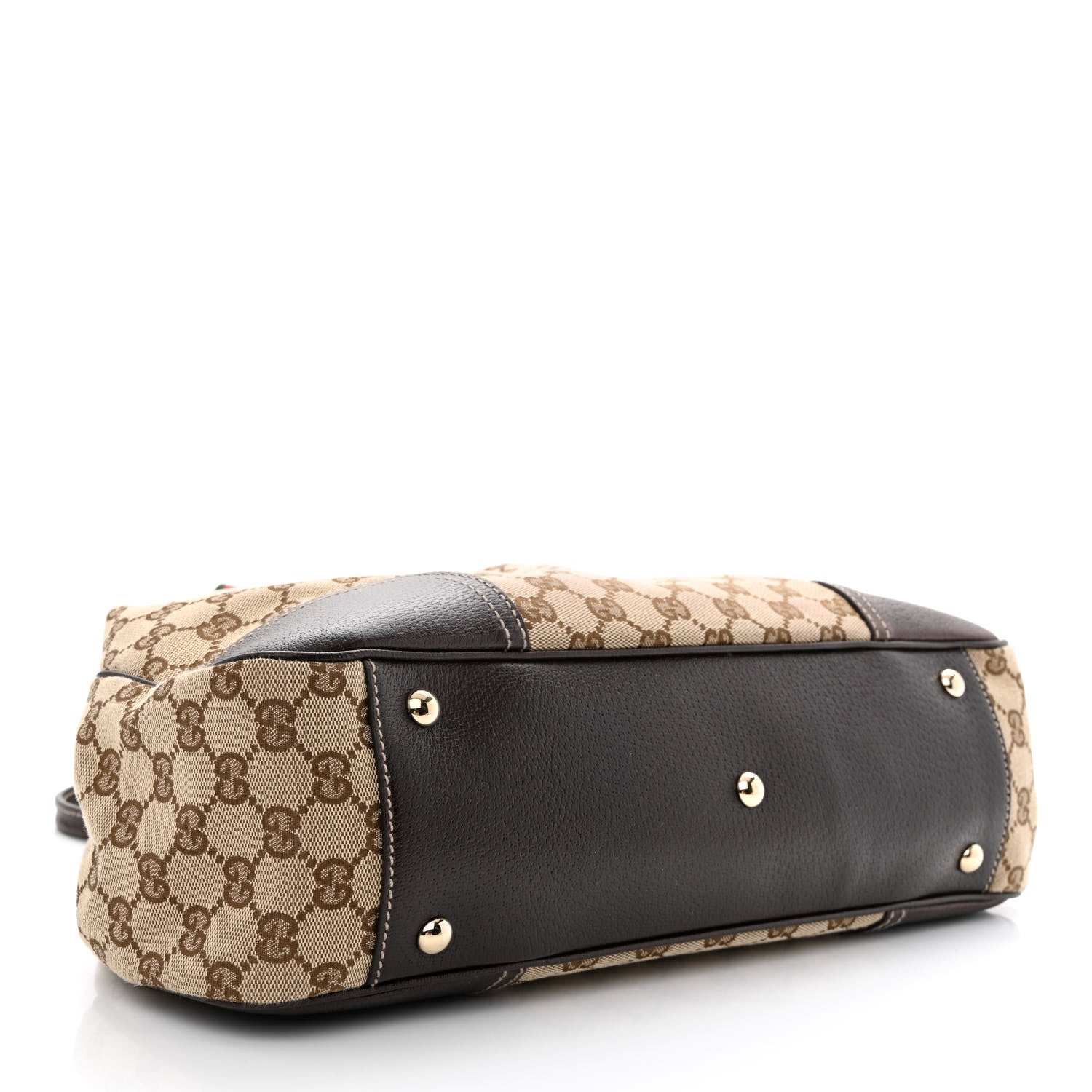Gucci Monogram Medium Princy Tote Dark Brown 4 of 12