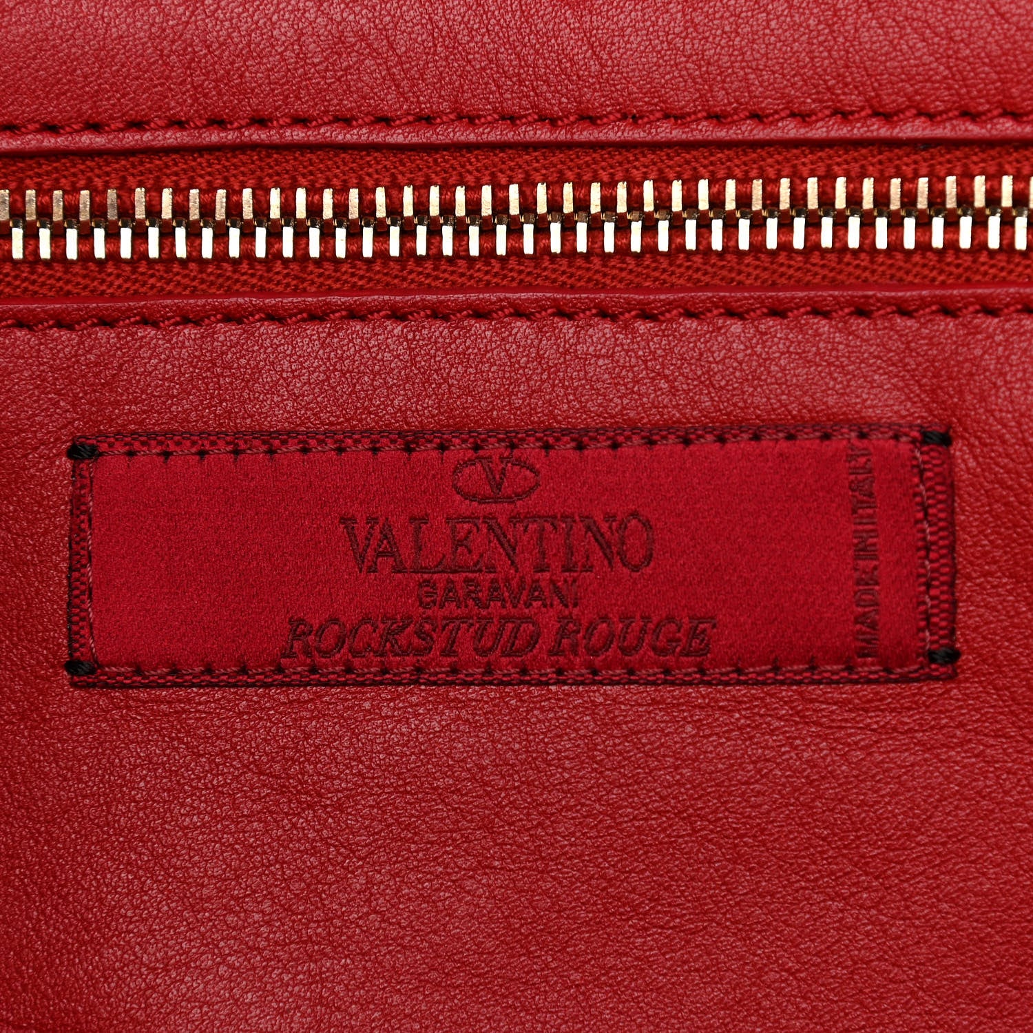 Valentino Garavani Vitello Monochrome Small Rockstud All Over Tote Rosso Valentino 9 of 10