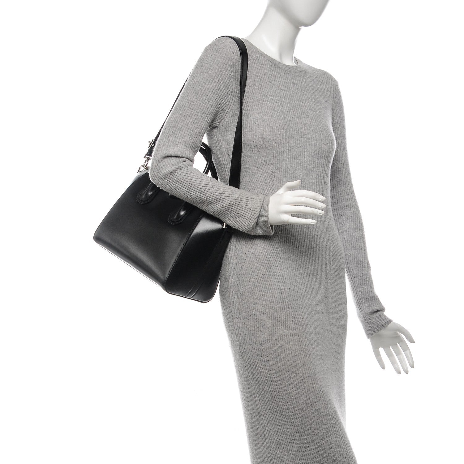 Givenchy Shiny Lord Calfskin Small Antigona Black 2 of 7