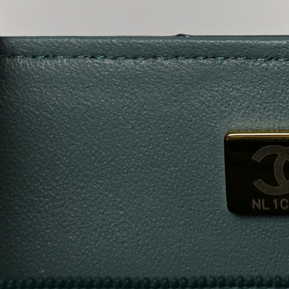 Chanel Lambskin Quilted Mini Rectangular Flap Green 7 of 11