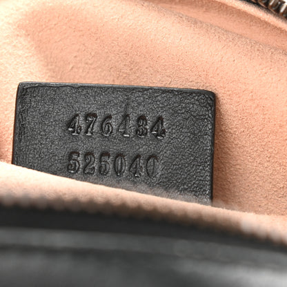 Gucci Calfskin Matelasse GG Marmont Belt Bag 85 34 Black 7 of 11