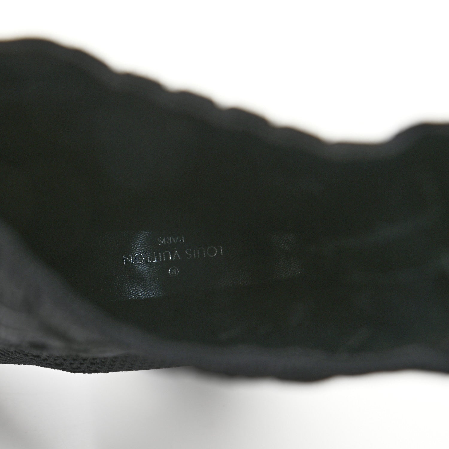 Louis Vuitton Monogram Stretch Fabric Silhouette Ankle Boots 37.5 Black 7 of 7