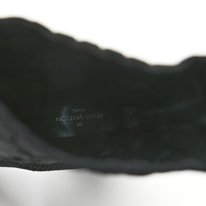 Louis Vuitton Monogram Stretch Fabric Silhouette Ankle Boots 37.5 Black 7 of 7