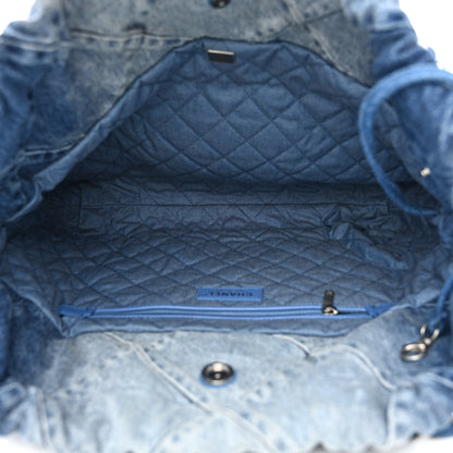 Chanel Denim Quilted Chanel 22 Blue 6 of 11